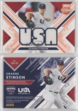 2019 Elite Extra Edition USA National Team Materials Orange /199 Graeme Stinson