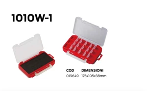 Scatola MEIHO 1010 W1 o W2 water proof, spinning trout area, fiume pesca a mosca - Picture 1 of 3