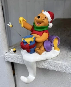 Hallmark DISNEY Winnie Puuh Strumpf Aufhänger Halter Honigtopf Biene Vintage '92 - Bild 1 von 14