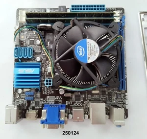 Mainboard / ASUS P8H61-I inkl. Intel G850 CPU, Lüfter und 2x4 GB RAM - Bild 1 von 4