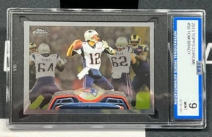 Fútbol americano cromado ISA 9 2013 Topps #50 Tom Brady Patriots - Imagen 1 de 1