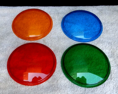 (4) Intermatic Malibu Outdoor Lighting Colored Lens LV103 LV105 LV172 - Image 1 of 2