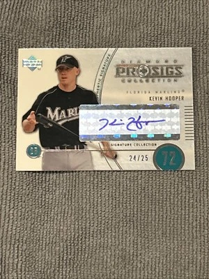 2004 Upper Deck Diamond Pro Sigs #205 Kevin Hooper Florida Marlins Auto /25 - Image 1 of 4