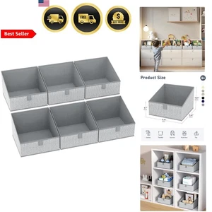 Storage Bins Closet Organizer Flodable Fabric Baskets for Shelves Toys Clothe... - Picture 1 of 8