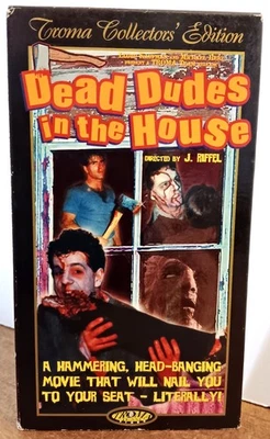 Dead Dudes in the House 1989 VHS - Troma Collector's Edition - RARE - OOP - Image 1 of 4