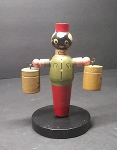 1940s Art Deco "Johnny Bellhop" salt and pepper shaker set holder. - Picture 1 of 8