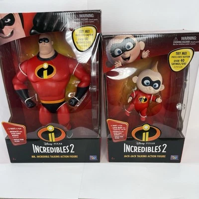 "Figura interactiva parlante de Jack Jack Jack Incredibles 2 Mr Incredible línea de juguete de 12""" Foto 1 de 4