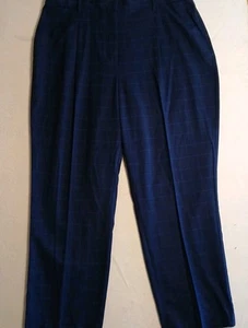 Pantalones de vestir para mujer Nine West rectos talla 18 azul marino - Imagen 1 de 10