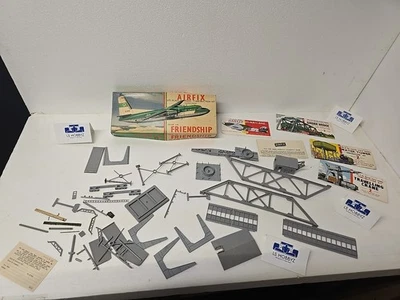 LOTE AIRFIX DE COLECCIÓN KIT GRÚA DE VIAJE NOS SUPER RARO FOKKER F.27. ¡LOOK DE CAJA! Foto 1 de 4