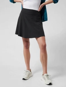 Athleta All Day Skort Athleisure Athletic Women’s Size 12 Tennis Gorpcore Black - Picture 1 of 6