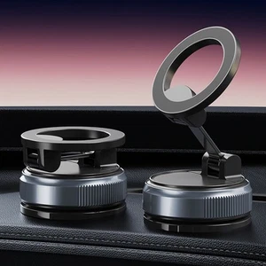 Support Voiture avec Aspiration Magnétique Rotation 360 Degrés pour un Accès - Photo 1 sur 14