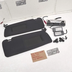 BMW 3 SERIES E46 COUPE SPORT BLACK ANTHRACITE SUN VISORS BLINDS - Imagen 1 de 17