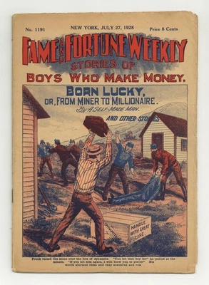 Fame and Fortune Weekly Jul 27 1928 #1191 GD+ 2.5 - Image 1 of 2