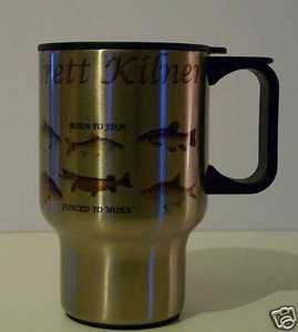 Personalisierter Thermo Edelstahl Angelbecher Karpfen - Bild 1 von 2
