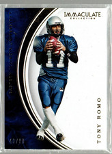 2016 Immaculate Collection Collegiate #54 Tony Romo /99