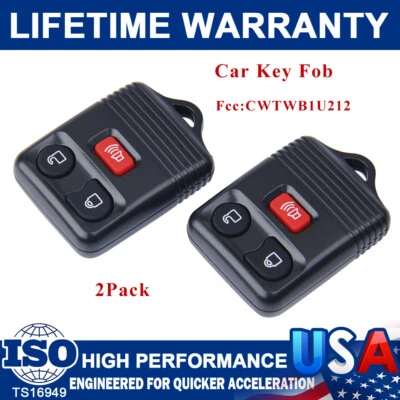 2 Llaveros de coche a distancia para Ford F-150 F250 2000 2001 2002 2003 2004 2005 2006 2007 Foto 1 de 4