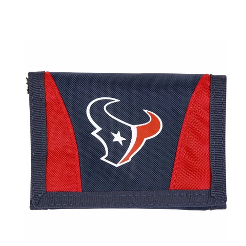 New Licensed Football Houston Texans Wallet Nylon Tri-Fold Chamber Wallet Cover