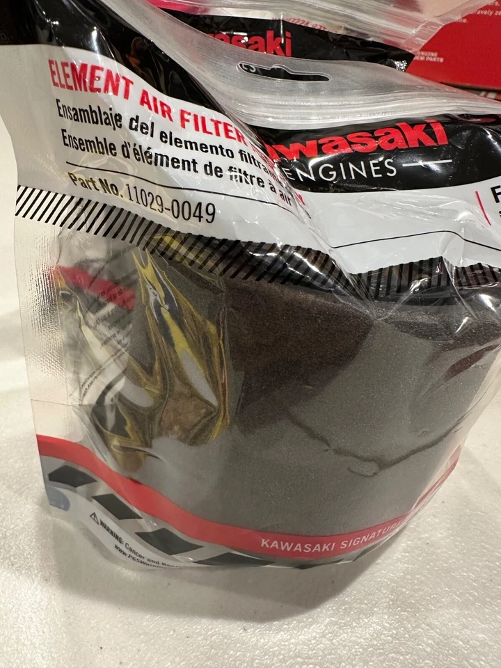 NEW GENUINE KAWASAKI 11029-0049 AIR & PRE FILTER FOR FJ180V 11029-0032 - Image 1 of 1