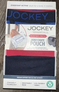 Jockey Essentials 3 Pair Men's Boxer Briefs Microfiber Polyester ~ M (32-34) - Picture 1 of 3