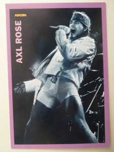 POPCORN Star Card - Axl Rose (Without Print Signature)