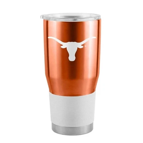 Texas Longhorns Orange 30oz Ultra Travel Tumbler [NEW] Drink Cup Tea Mug Coffee Cover