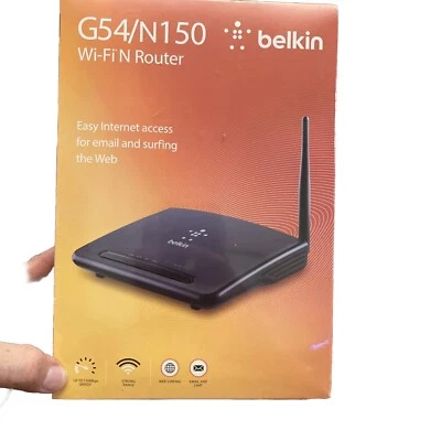 Belkin G54/N150 WiFi N Router 150mbps - Image 1 of 3