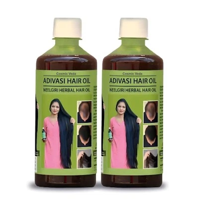 Adivasi Neelgiri Herbal Hair Oil with 108 Herb for Hair Growth,100ml (Pack Of 2)