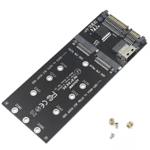 SATA M.2 SSD auf SATA 3.0 6 Gbps Adapter NVMe M.2 SSD auf SFF-8654 Erweiterungskarte - Bild 1 von 11