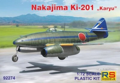 RS MODELS 92274 1/72 Nakajima Ki-201 " Karyu " (3 Decal V. für Japan, USA )