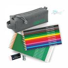 Block Pencil Case with 12 Colouring & 12 matching Personalized Pencils - Bottle