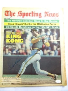 Dave Kingman Signed Autographed Newspaper Sporting News 1984 A's JSA AH03385 - Picture 1 of 4