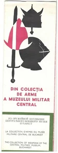 Colección de 4 armas lingüísticas - Museo Militar Central - Bucarest Rumania - Folleto - Imagen 1 de 1