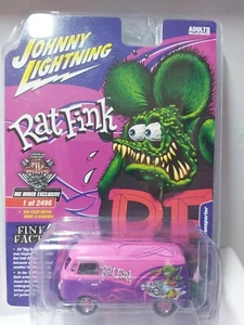 Johnny lightning 1/64 🇨🇵 1965 Volkswagen Type 2 transporter rat fink #MG MINIS - Imagen 1 de 8