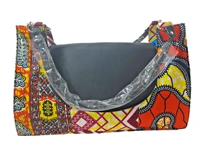 Amma Jo Women's Signature Handbag African Print  Multiclor  New - Picture 1 of 7