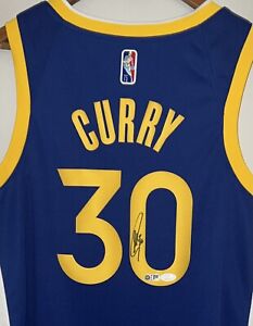 Stephen Curry Signed “NBA 75th” Warriors Nike Icon Edition Jersey Auto JSA USASM