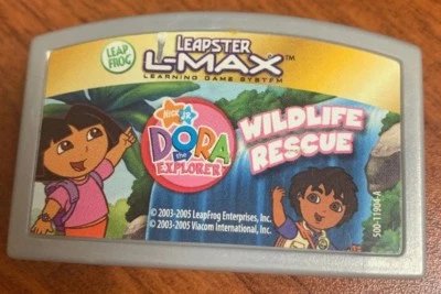 Leapster L-Max Dora The Explorer Wildlife Rescue Cartridge Only Fast Free Ship!! - Image 1 of 4