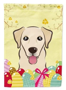 Caroline's Treasures BB1934GF Golden Retriever Easter Egg Hunt Garden Flag Ma... - Picture 1 of 7