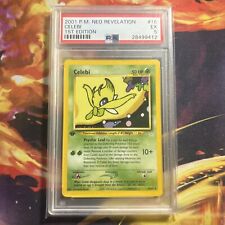 Pokemon TCG - Celebi  16/64 - Neo Revelation 1st Edition Rare - PSA 5
