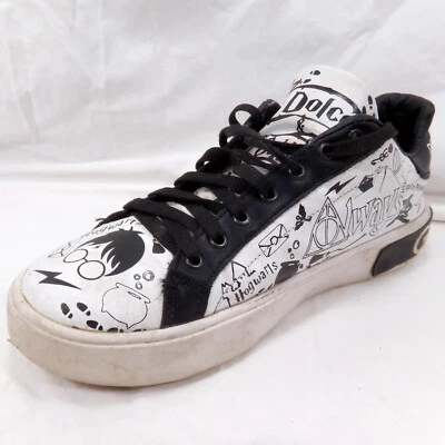 DOLCE & GABBANA 鞋 HARRY POTTER HOGWARTS Youth 4.5 仅右白色和黑色 — 第 1/4 张图片