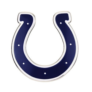 FANMATS 60457 NFL Indianapolis Colts Embossed Alumnium Color Emblem