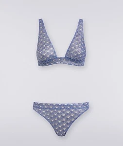 Bikini Missoni efecto encaje/acabado brillante talla 10 (42) PVP ORIGINAL 450 £ #W15 - Imagen 1 de 13
