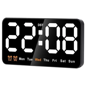 1X(Digital Wall Clock, 9Inch LED Digital Clock Display with 12/24H, Big1751 - Picture 1 of 9