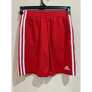 Pantalones Cortos Adidas Jóvenes Niños Talla L Rojo Blanco 3 Rayas Ropa Deportiva Atlética - Imagen 1 de 8