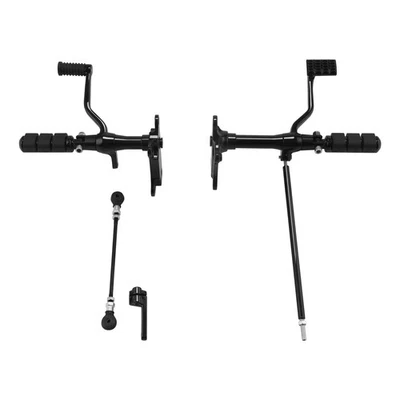 Kit de estriberas de control delantero apto para Harley Sportster XL 1200 883 1991-2003 Foto 1 de 4