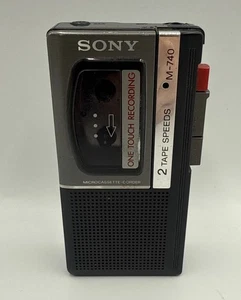 Sony M-740 Handheld MicroCassette Tape Recorder  - Picture 1 of 3