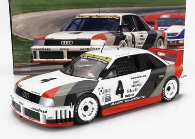 MODELLINO AUTO STATICO WERK83 AUDI 90 QUATTRO PORTLAND IMSA 1989 STUCK 1/18 - Immagine 1 di 4