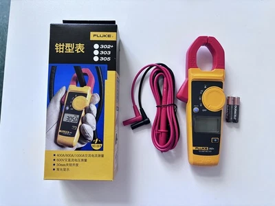 Fluke 302+ AC400A Clamp Meter Tester AC/DC Volt Amp Multimeter Average value - Image 1 of 4