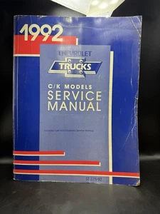 1992 Chevrolet C / K Models Truck Service Manual - Foto 1 di 6