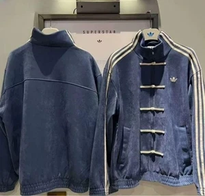 Adidas Chinese Limited Snake Year Truck Jacket Navy Blue Size S Unisex 257234G - Picture 1 of 3