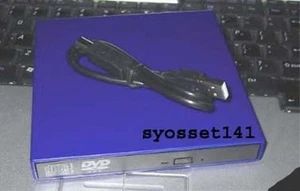 Externes USB Blau CD DVD ROM Laufwerk für Acer Aspire One Laptop Computer - Bild 1 von 1